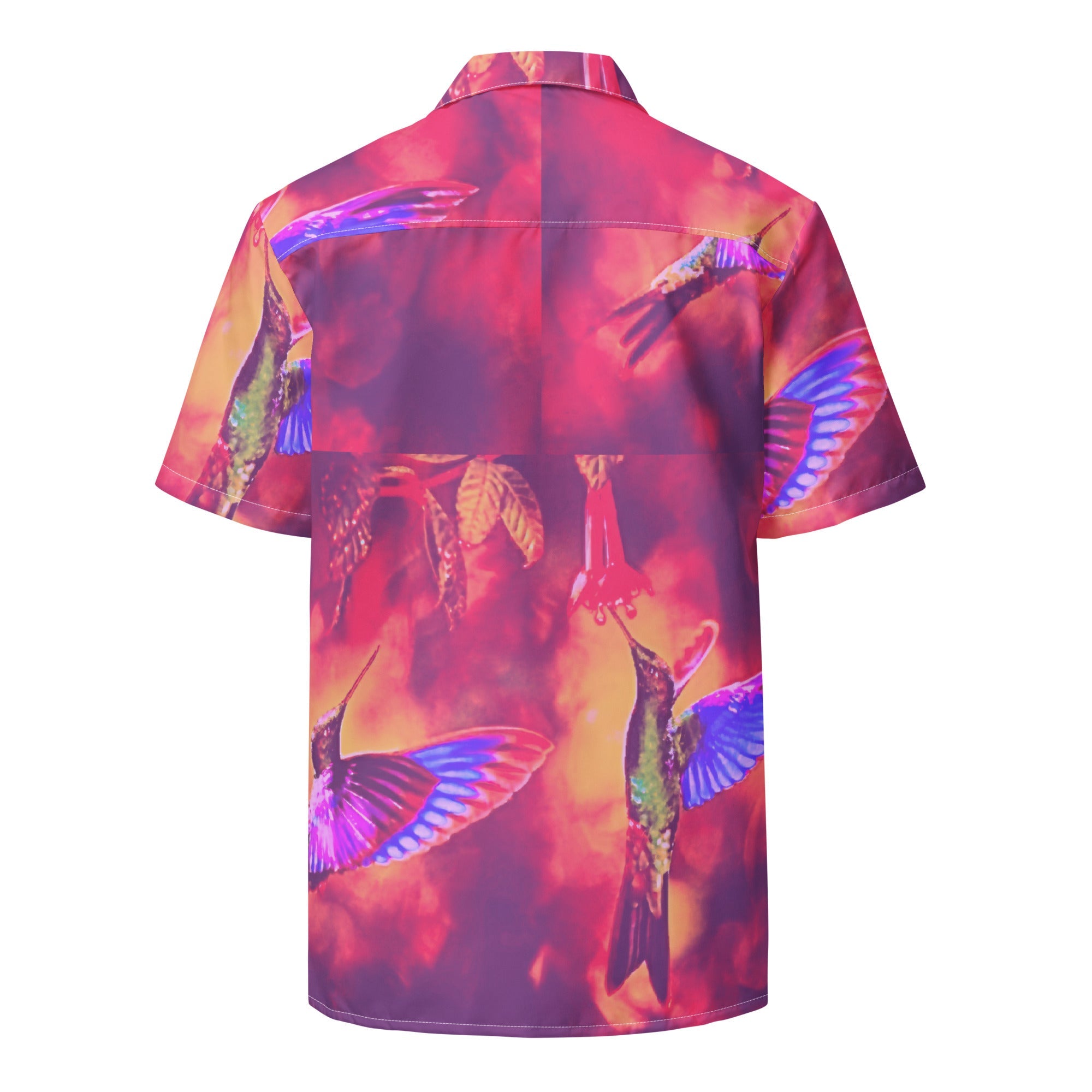 Shrine Hummingbirds Unisex button shirt - Gregg Acini Adoree Designs - Button Down Shirt