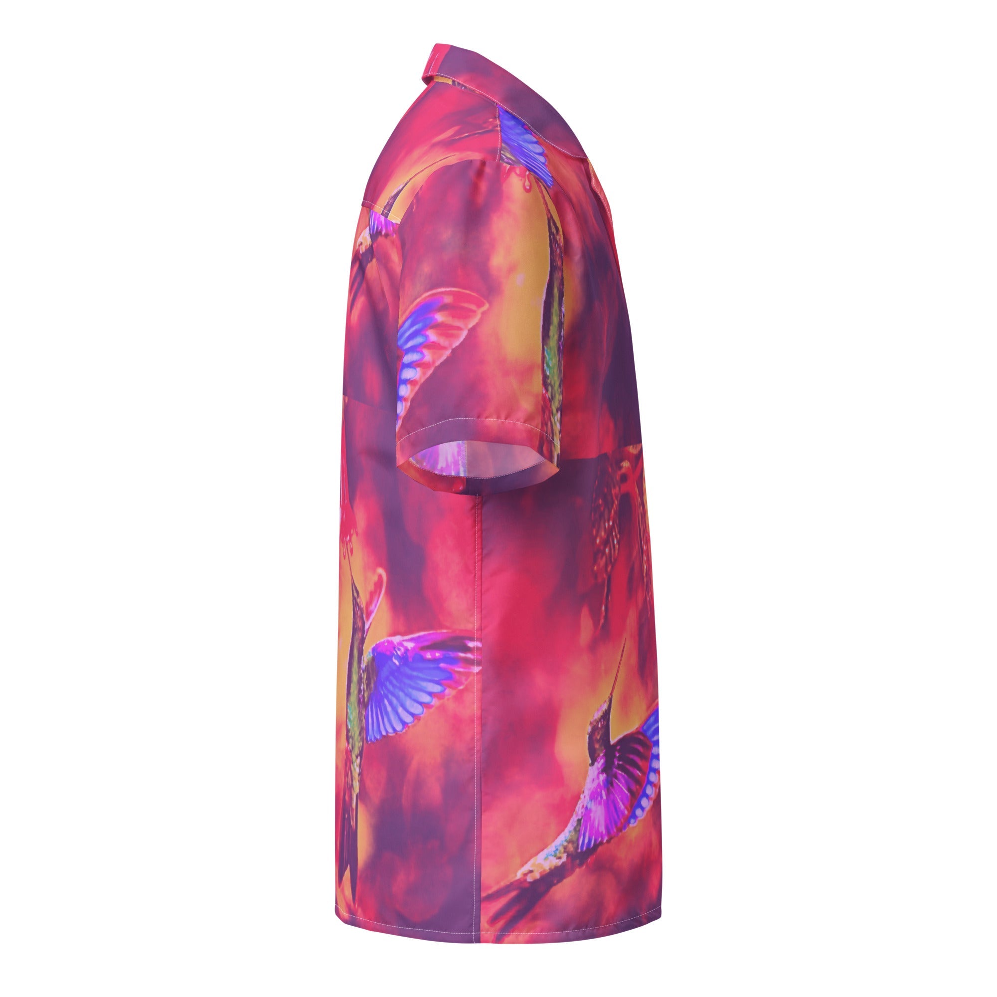 Shrine Hummingbirds Unisex button shirt - Gregg Acini Adoree Designs - Button Down Shirt