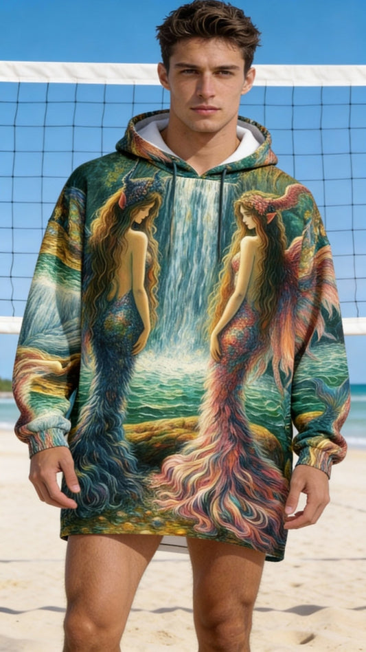 Sisters Adult Blanket Hoodie - Gregg Acini Adoree Designs - Hooded Blanket
