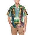 Sisters Hawaiian Shirt with Chest Pocket & Merged Design - Gregg Acini Adoree Designs - Button Down Shirt