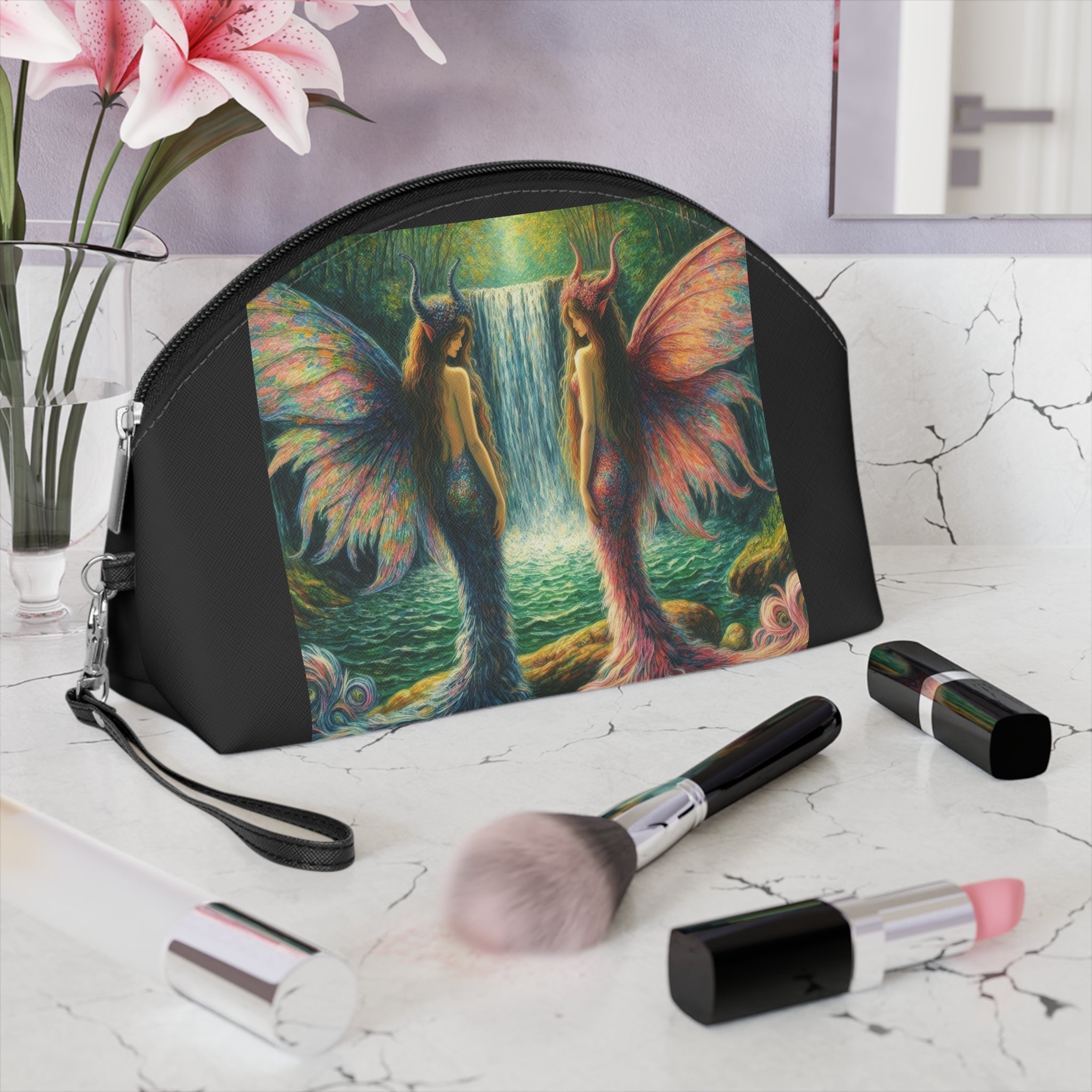 Sisters Makeup Bag – Cosmetic Pouch - Gregg Acini Adoree Designs - Bags