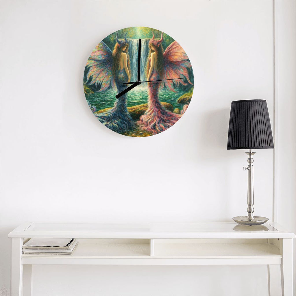 Sisters MDF Wall Clock (Made in USA) - Gregg Acini Adoree Designs - Wall Clock
