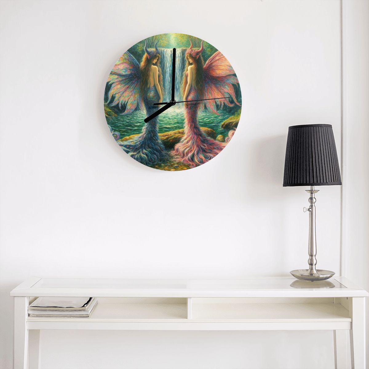 Sisters MDF Wall Clock (Made in USA) - Gregg Acini Adoree Designs - Wall Clock