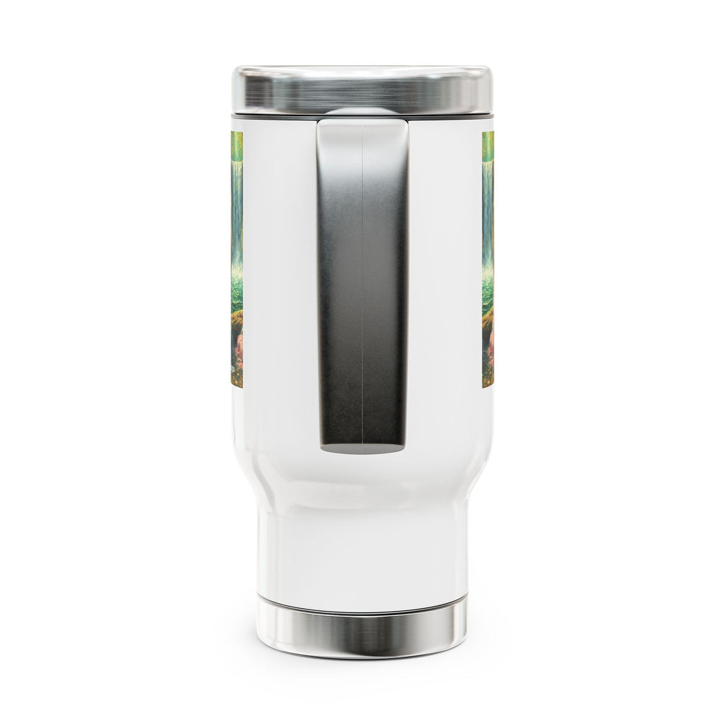 Sisters Stainless Steel Travel Mug - 14oz Handle Design - Gregg Acini Adoree Designs - Mug