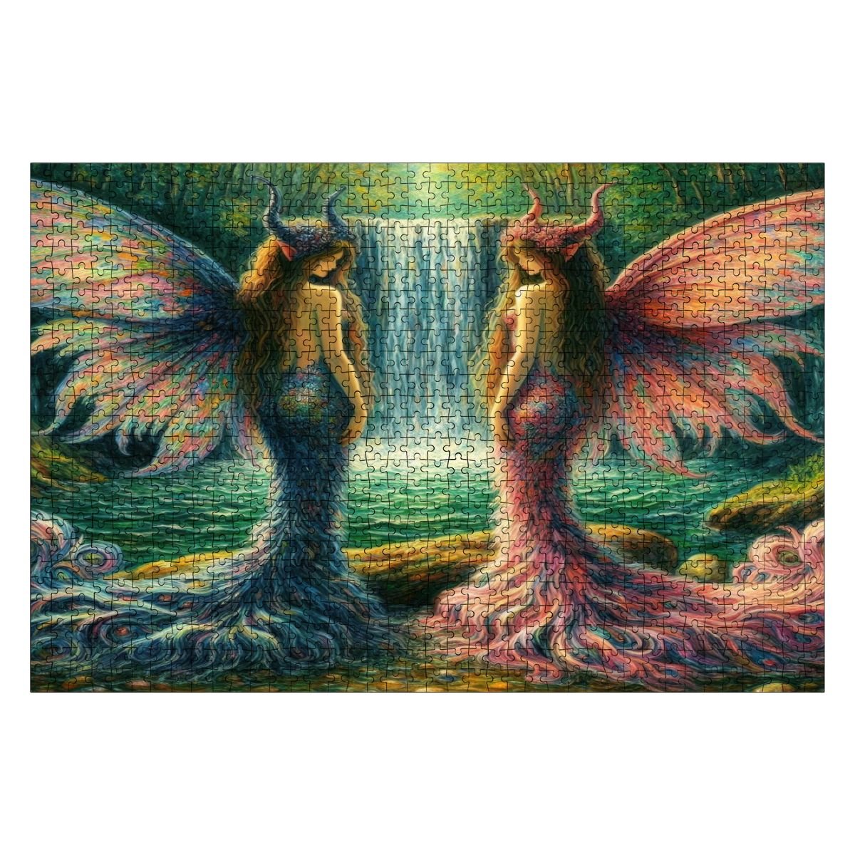 Sisters Wooden Jigsaw Puzzles 1000 pcs - Gregg Acini Adoree Designs - Jigsaw Puzzle