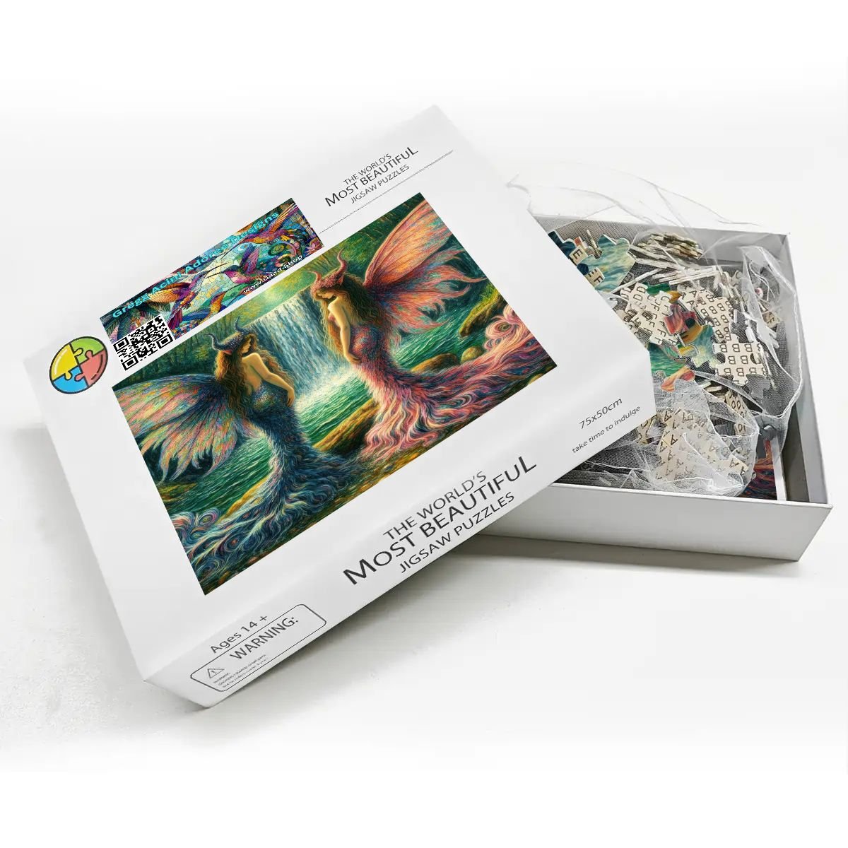 Sisters Wooden Jigsaw Puzzles 1000 pcs - Gregg Acini Adoree Designs - Jigsaw Puzzle