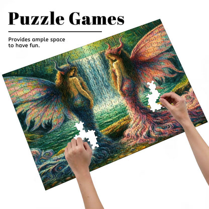 Sisters Wooden Jigsaw Puzzles 500 pcs - Gregg Acini Adoree Designs - Jigsaw Puzzle