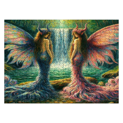 Sisters Wooden Jigsaw Puzzles 500 pcs - Gregg Acini Adoree Designs - Jigsaw Puzzle
