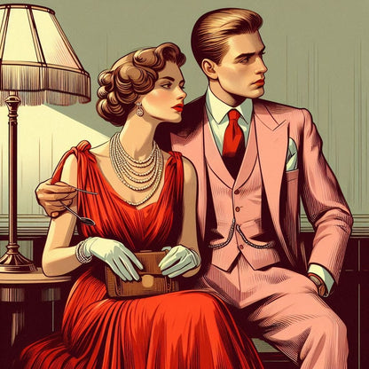 Study of Ladies in a Cafe - Gregg Acini Adoree Designs - 
