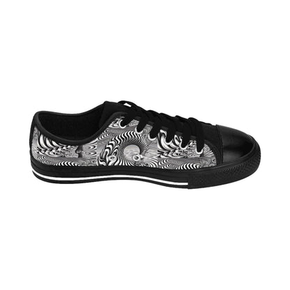 Stylish Men's Sneakers with Psychedelic Wave Design by Gregg Acini Adoree Designs - Gregg Acini Adoree Designs - Shoes