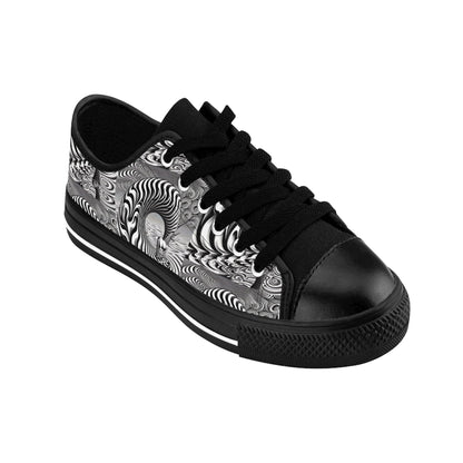 Stylish Men's Sneakers with Psychedelic Wave Design by Gregg Acini Adoree Designs - Gregg Acini Adoree Designs - Shoes