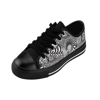 Stylish Men's Sneakers with Psychedelic Wave Design by Gregg Acini Adoree Designs - Gregg Acini Adoree Designs - Shoes