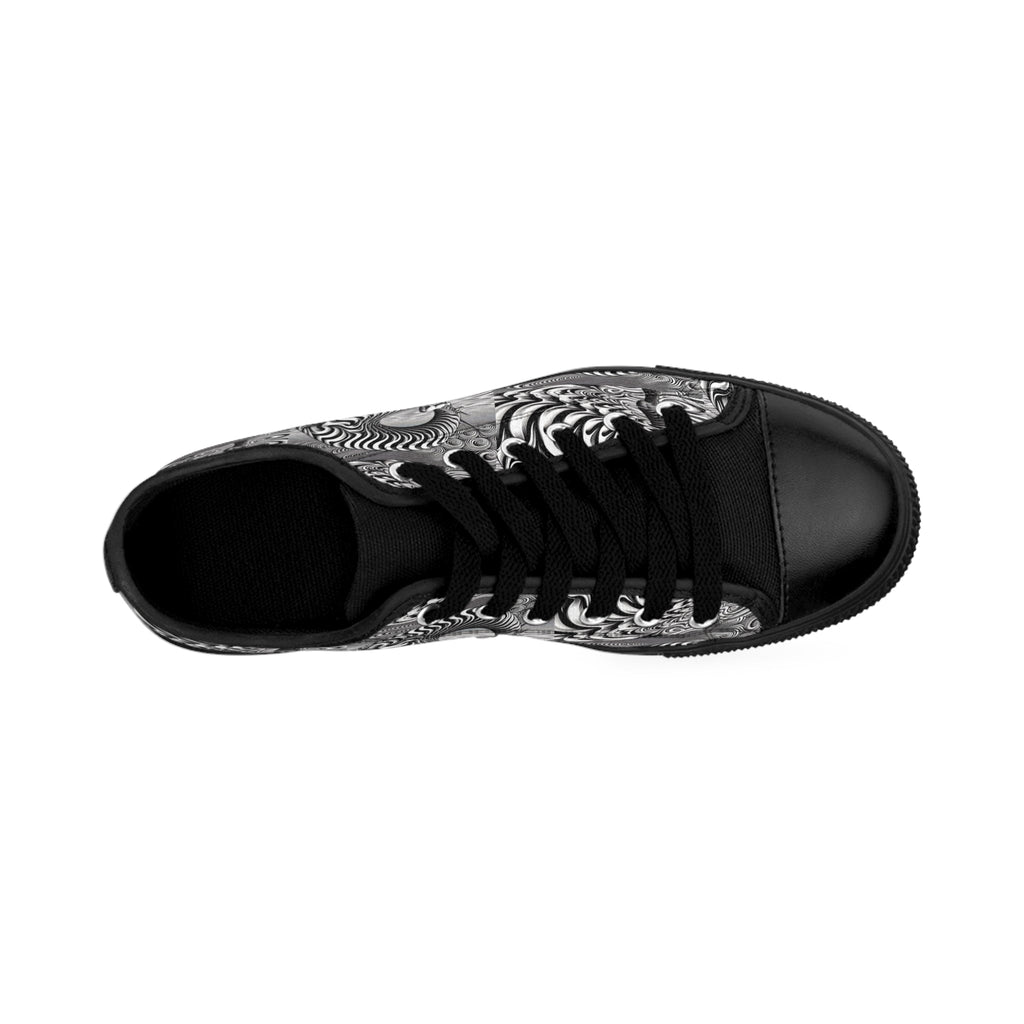 Stylish Men's Sneakers with Psychedelic Wave Design by Gregg Acini Adoree Designs - Gregg Acini Adoree Designs - Shoes
