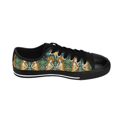 Stylish Men's Sneakers with Water Nymphs Design by Gregg Acini Adoree Designs - Gregg Acini Adoree Designs - Shoes