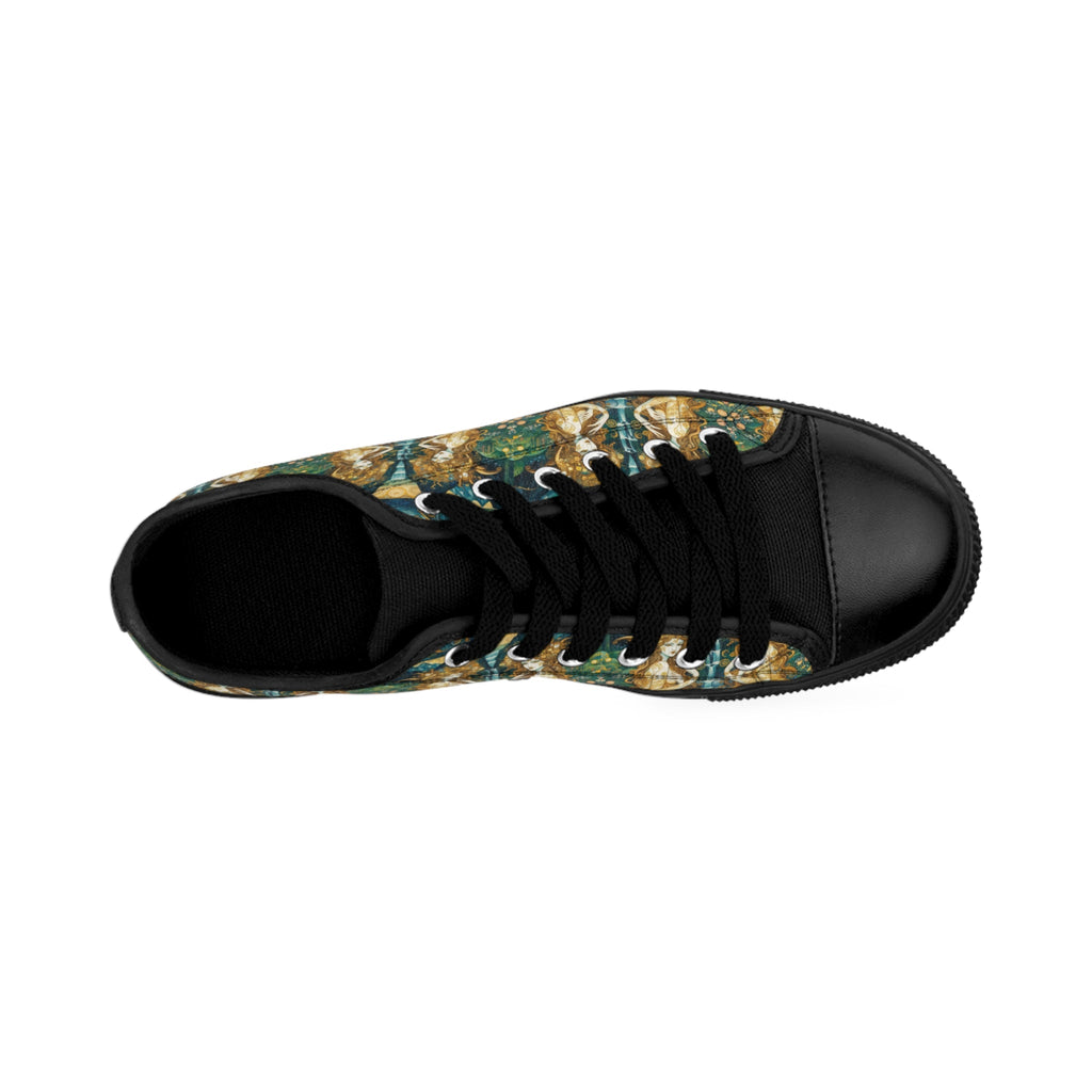 Stylish Men's Sneakers with Water Nymphs Design by Gregg Acini Adoree Designs - Gregg Acini Adoree Designs - Shoes