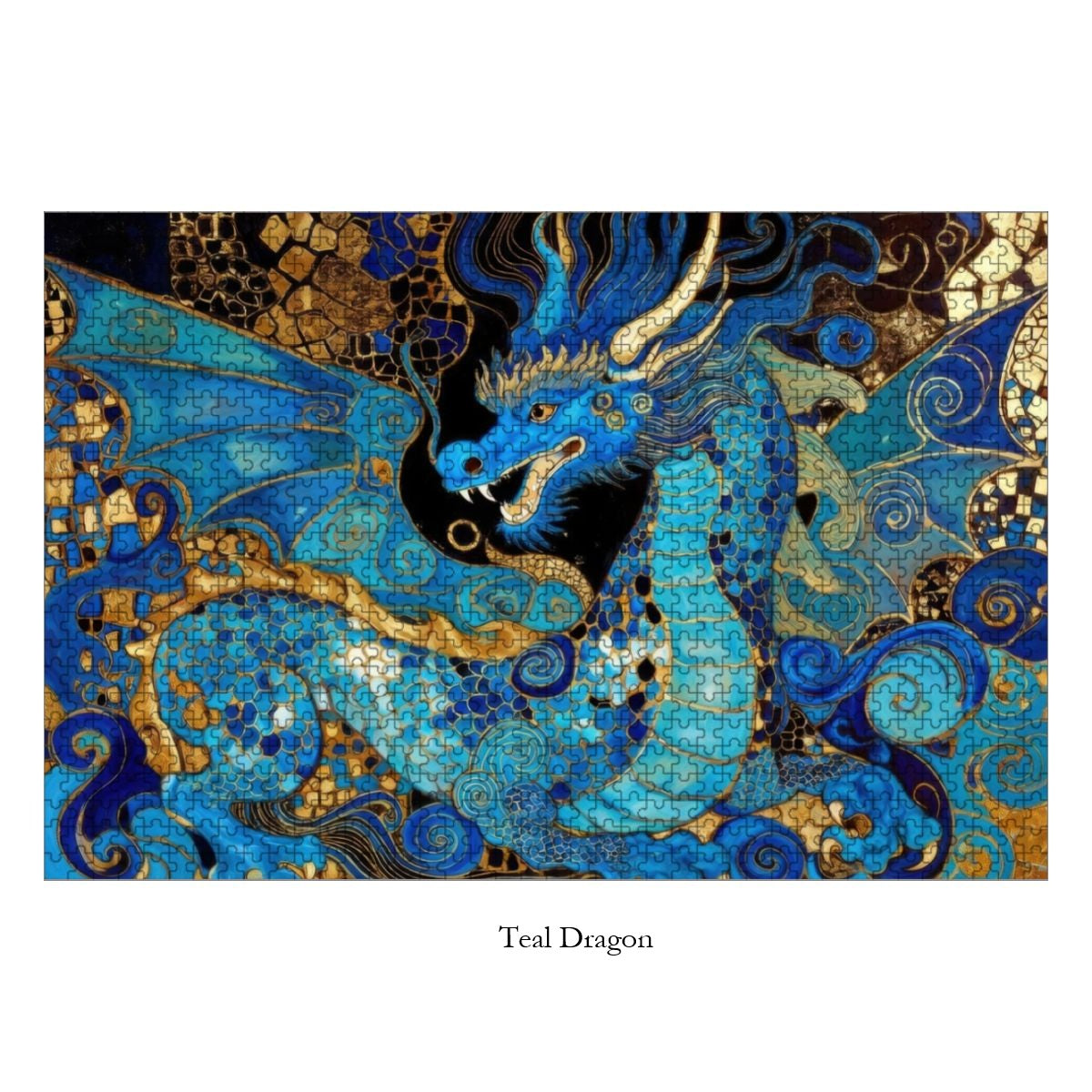 Dragon Art Wooden Jigsaw Puzzle — 1000 Pieces | Multiple Designs