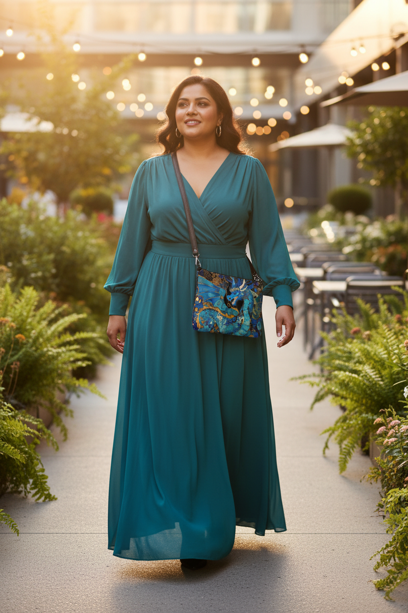 Teal Dragon Crossbody – Outdoor Lifestyle