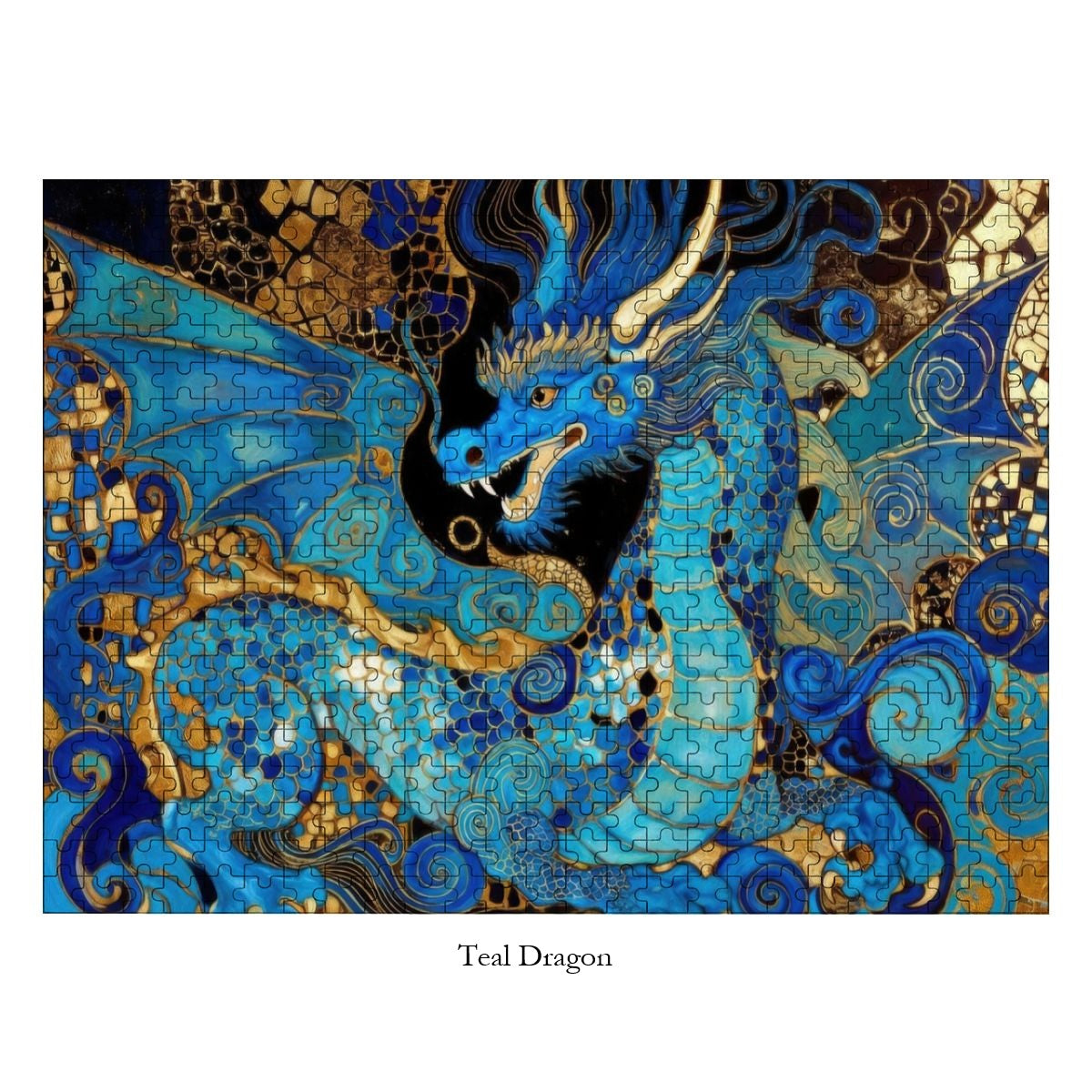 Dragon Art Wooden Jigsaw Puzzle — 500 Pieces | Multiple Designs