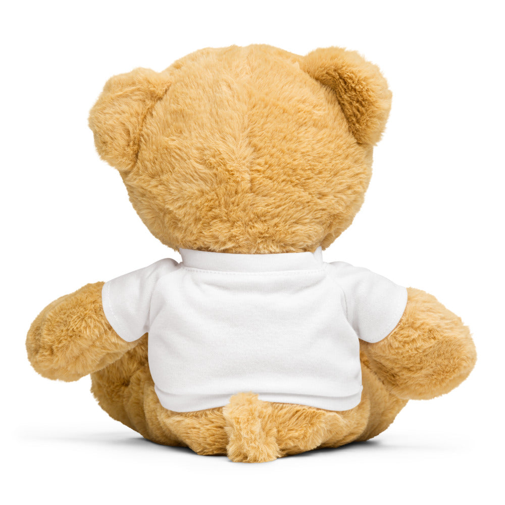 Teddy bear with a Proud Bear1 t-shirt by Gregg Acini Adoree Designs