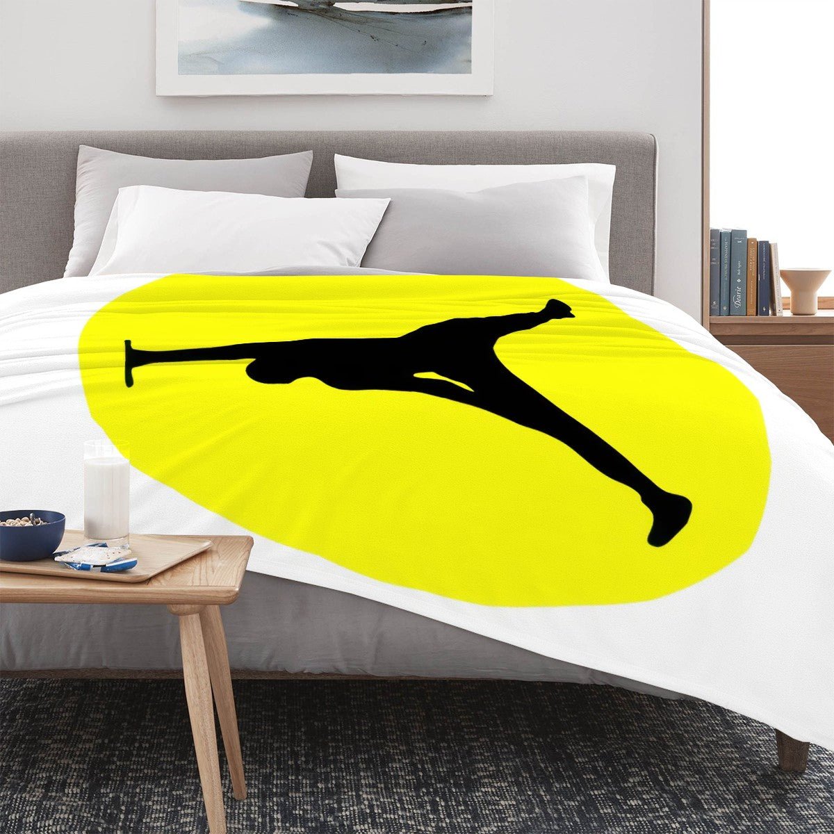 The Balance Guru 300 GSM Flannel Throw Blanket (Made in USA) - Gregg Acini Adoree Designs - Blanket