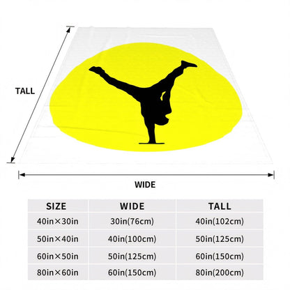 The Balance Guru 300 GSM Flannel Throw Blanket (Made in USA) - Gregg Acini Adoree Designs - Blanket