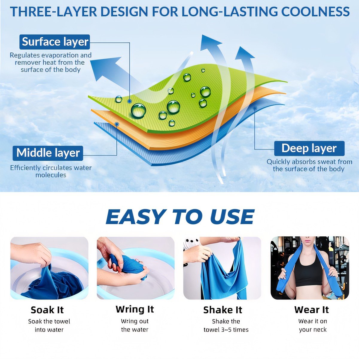 The Balance Guru Cold Sports Towel - Gregg Acini Adoree Designs - Towel