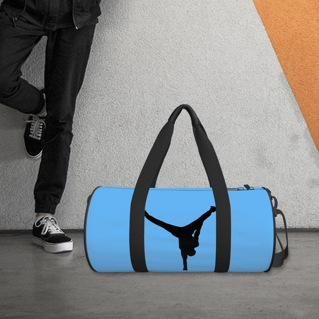The Balance Guru Cylinder Duffle Bag Large Capacity Blue - Gregg Acini Adoree Designs - Luggage