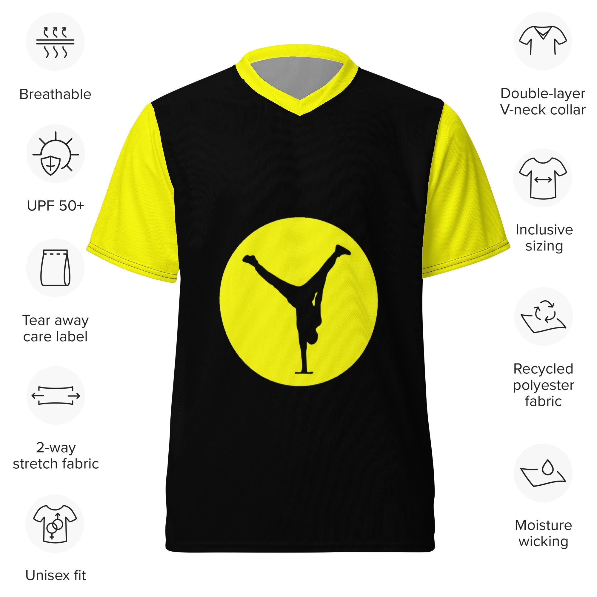 The Balance Guru Recycled unisex sports jersey - Gregg Acini Adoree Designs - Sports Jersey