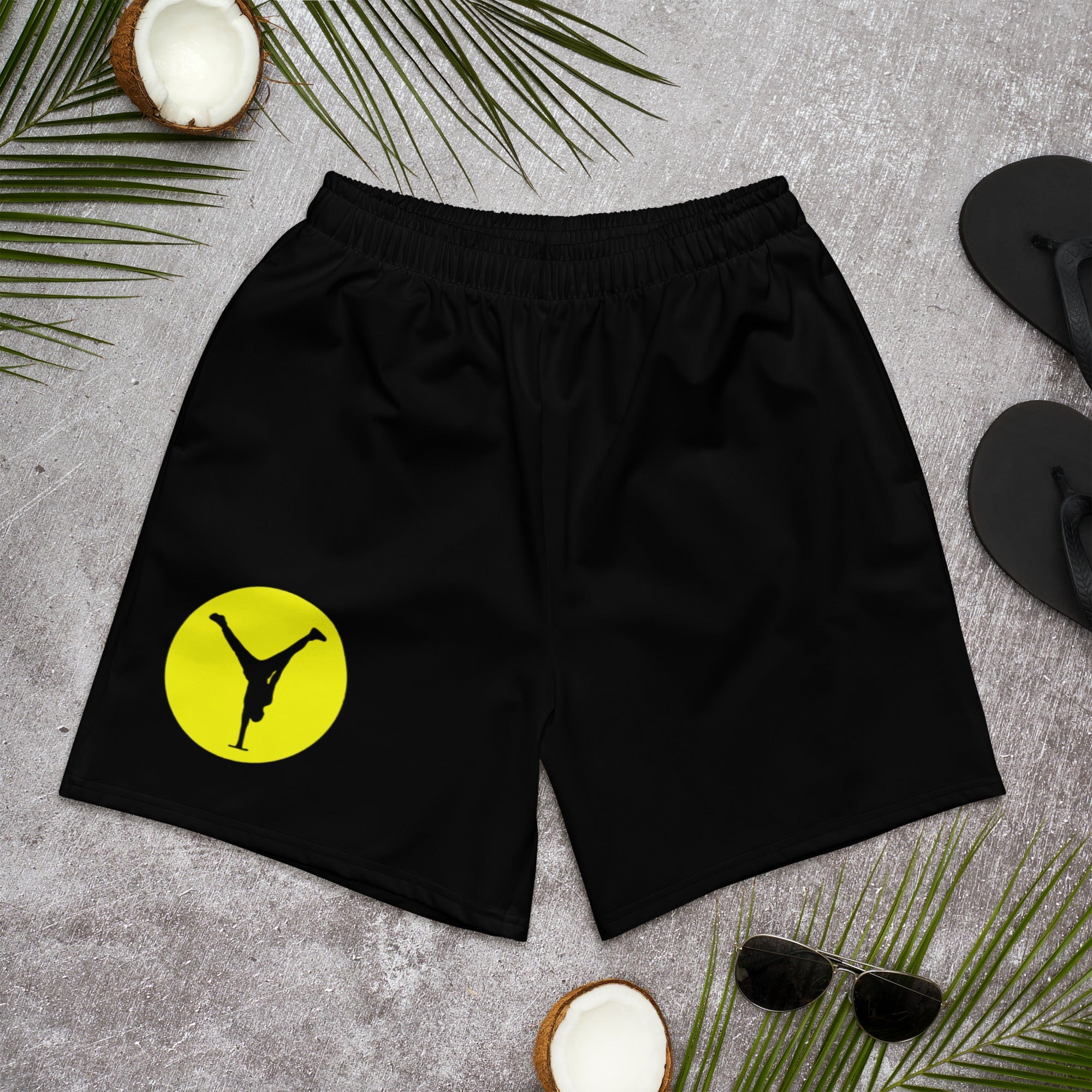 The Balance Guru Unisex Athletic Long Shorts - Gregg Acini Adoree Designs - Shorts