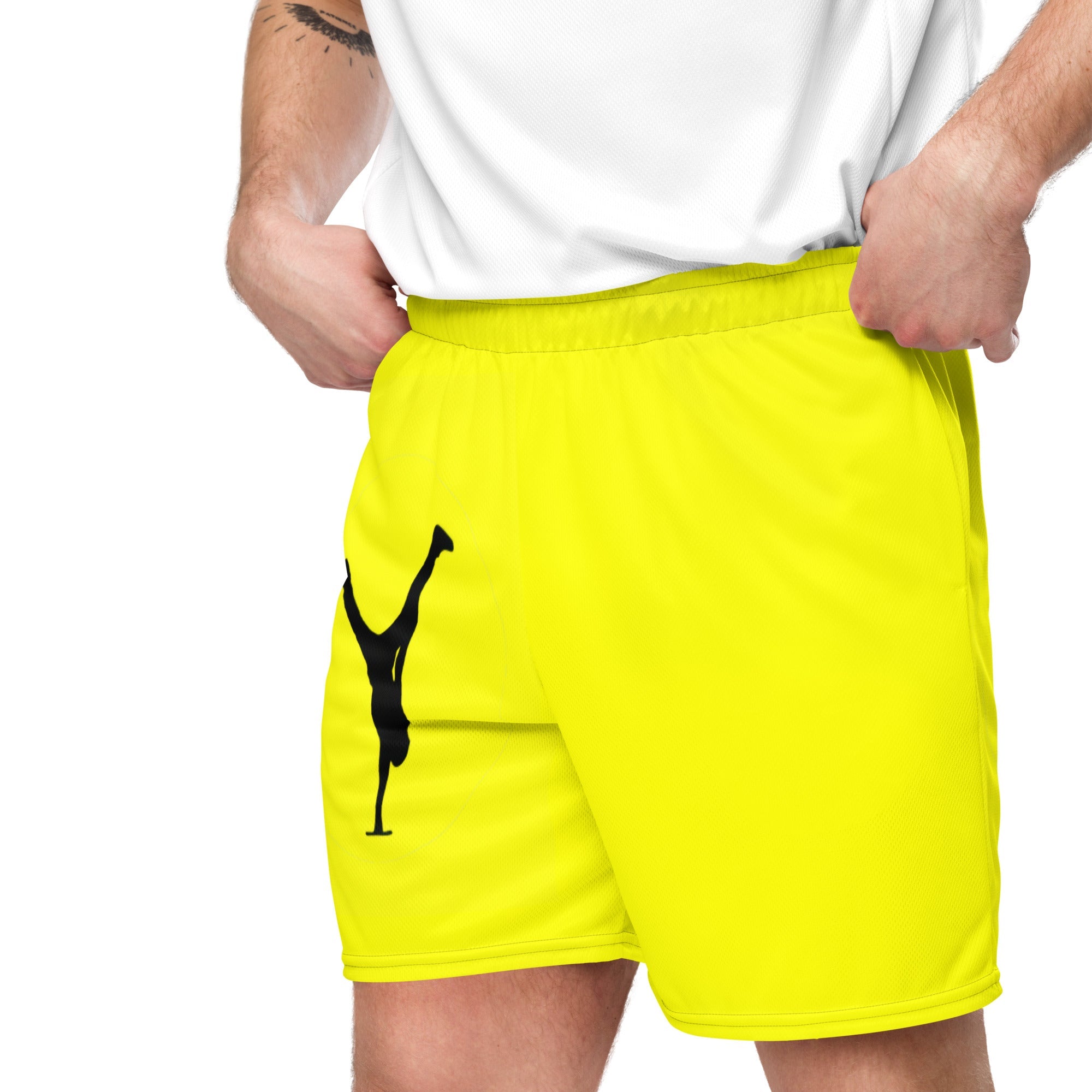 The Balance Guru Unisex mesh shorts - Gregg Acini Adoree Designs - Shorts