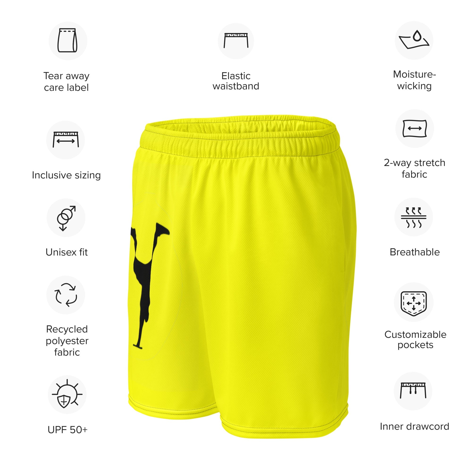 The Balance Guru Unisex mesh shorts - Gregg Acini Adoree Designs - Shorts