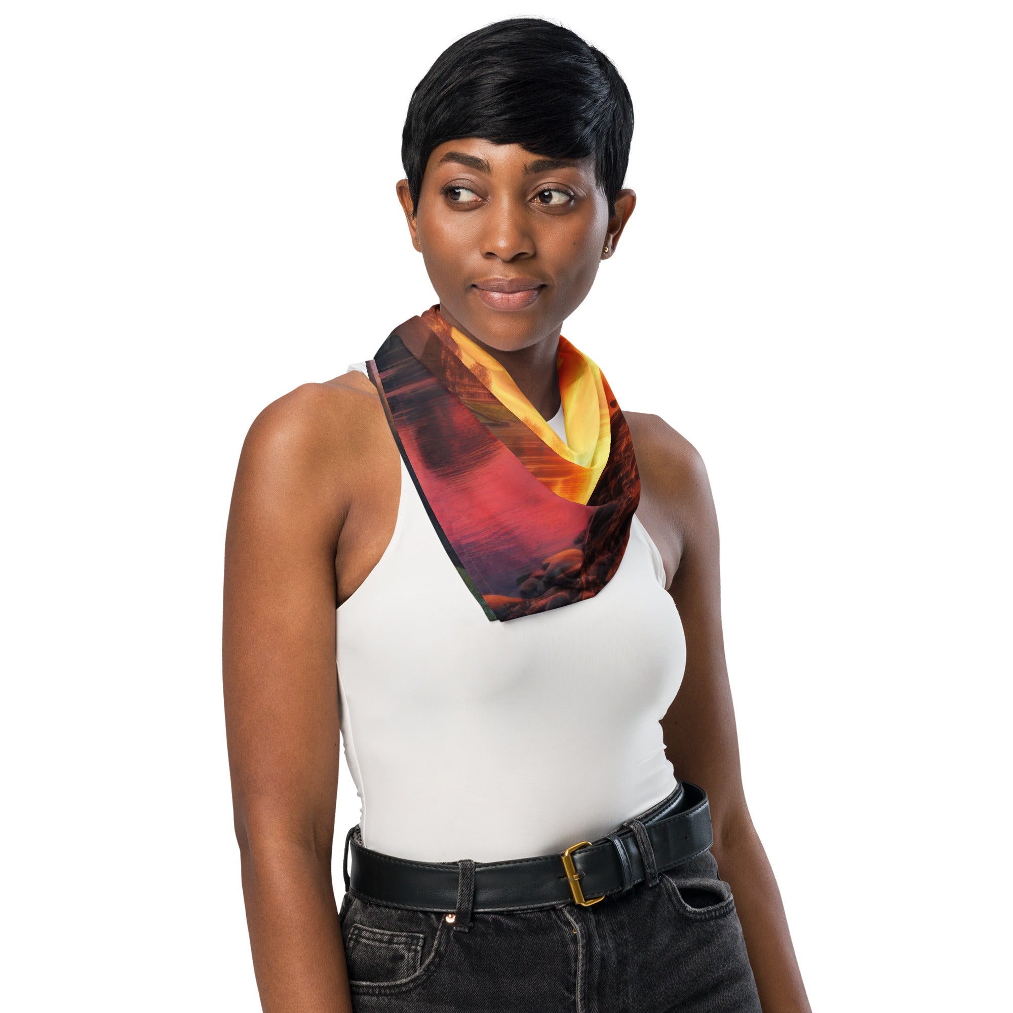 Tranquility All - over print bandana - Gregg Acini Adoree Designs - Bandana