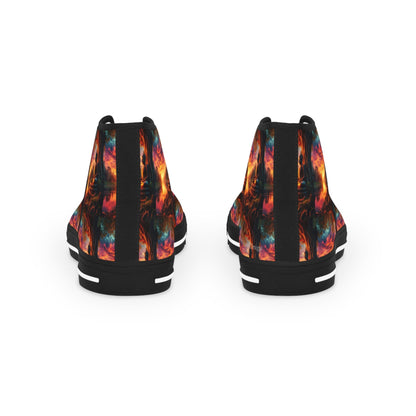 Tranquility Artistic High Top Sneakers by Gregg Acini Adoree Designs - Gregg Acini Adoree Designs - Shoes