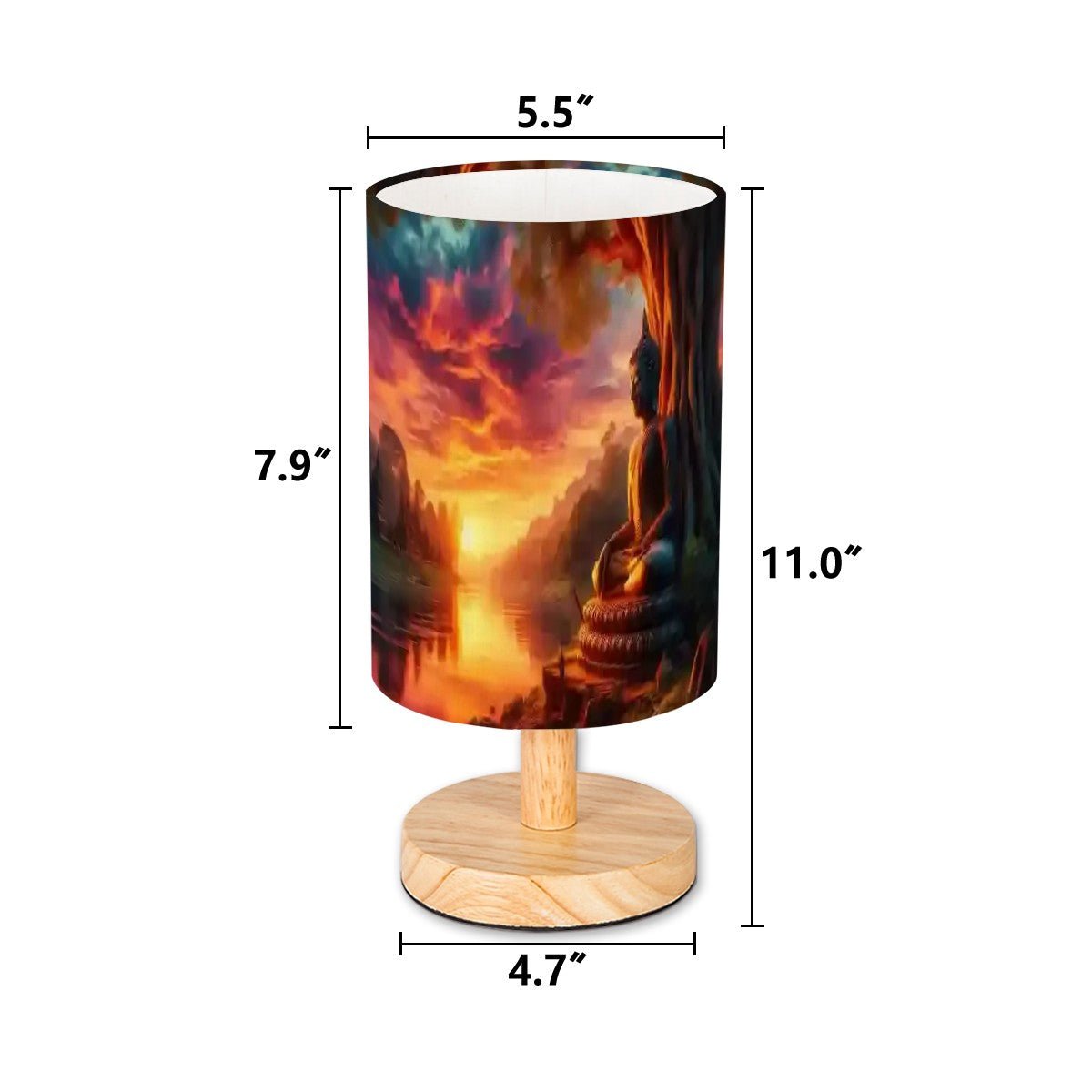 Tranquility Cylindrical Table Lamp - Gregg Acini Adoree Designs - Lamp