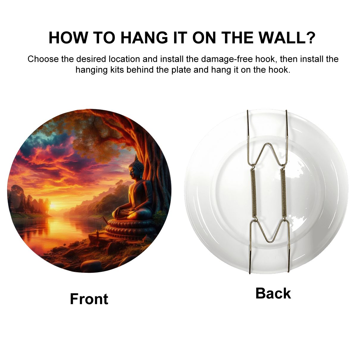 Tranquility Decorative Plate - Gregg Acini Adoree Designs - Decorative Plates