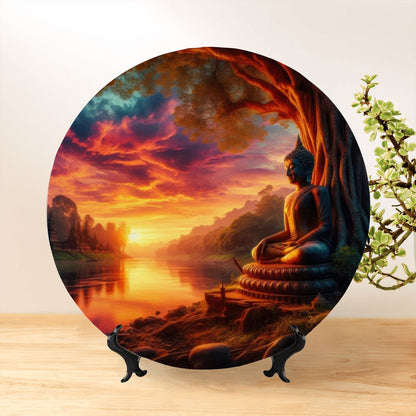 Tranquility Decorative Plate - Gregg Acini Adoree Designs - Decorative Plates