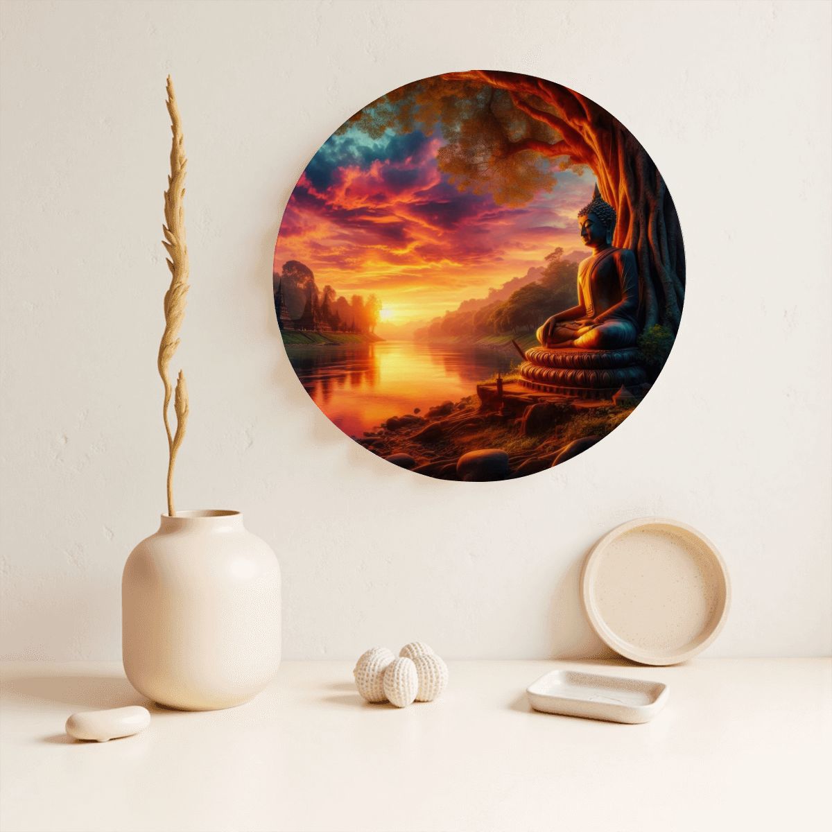 Tranquility Decorative Plate - Gregg Acini Adoree Designs - Decorative Plates