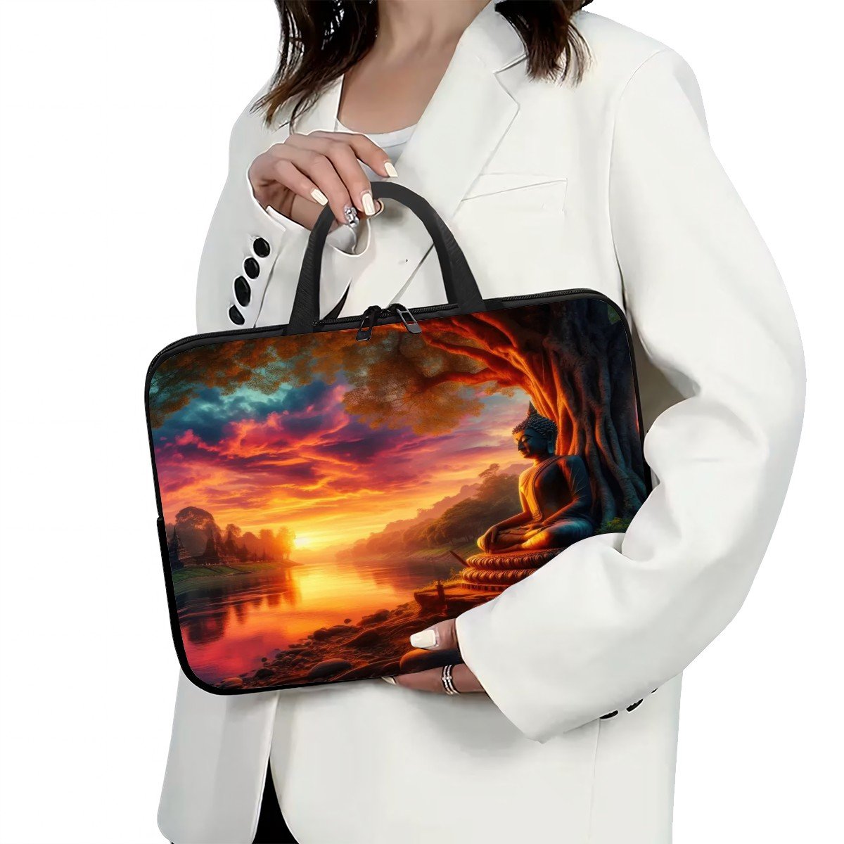 Tranquility Laptop Bag - Gregg Acini Adoree Designs - Computer Bag