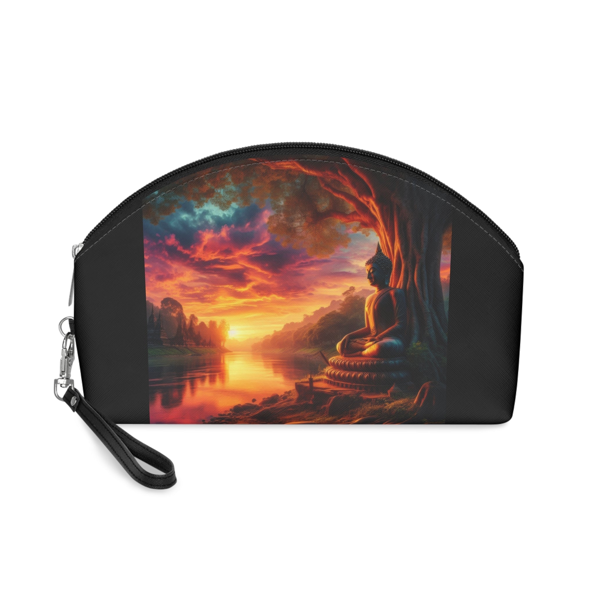 Tranquility Makeup Bag – Cosmetic Pouch - Gregg Acini Adoree Designs - Bags