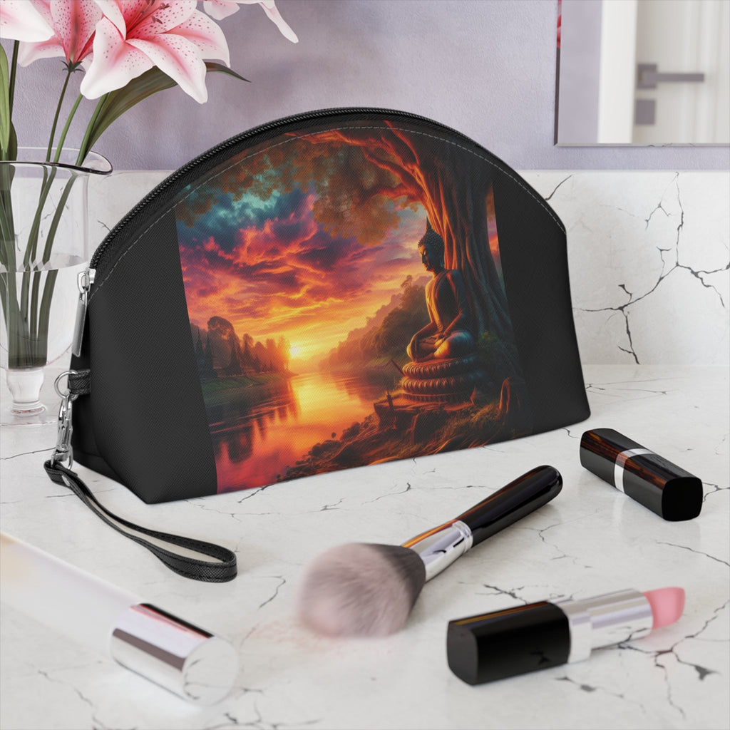 Tranquility Makeup Bag – Cosmetic Pouch - Gregg Acini Adoree Designs - Bags