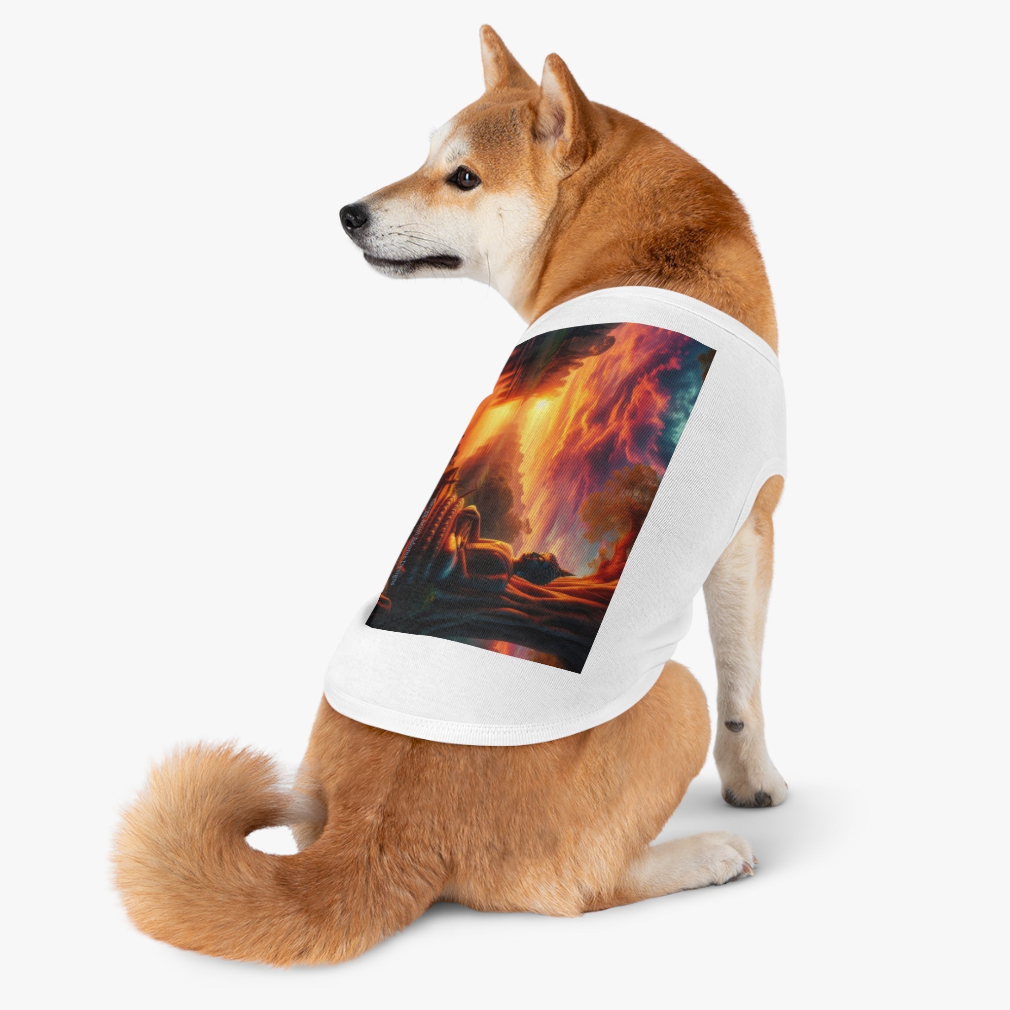 Tranquility Pet Tank Top by Gregg Acini Adoree Designs - Gregg Acini Adoree Designs - Pets
