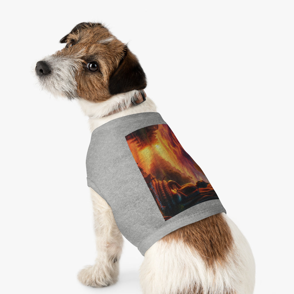 Tranquility Pet Tank Top by Gregg Acini Adoree Designs - Gregg Acini Adoree Designs - Pets