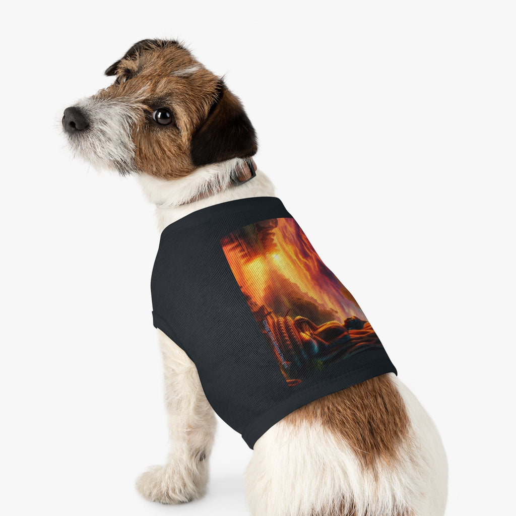 Tranquility Pet Tank Top by Gregg Acini Adoree Designs - Gregg Acini Adoree Designs - Pets