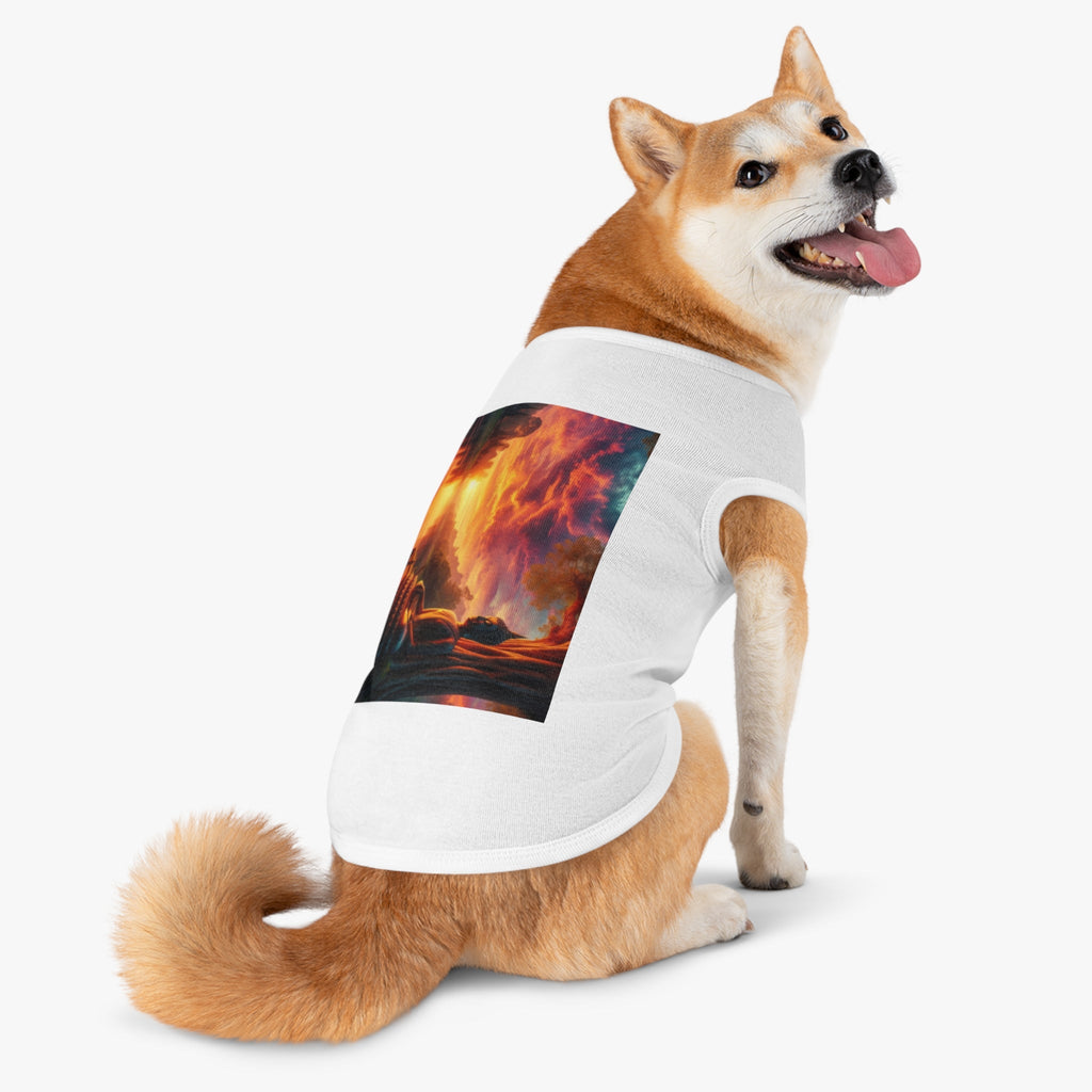 Tranquility Pet Tank Top by Gregg Acini Adoree Designs - Gregg Acini Adoree Designs - Pets