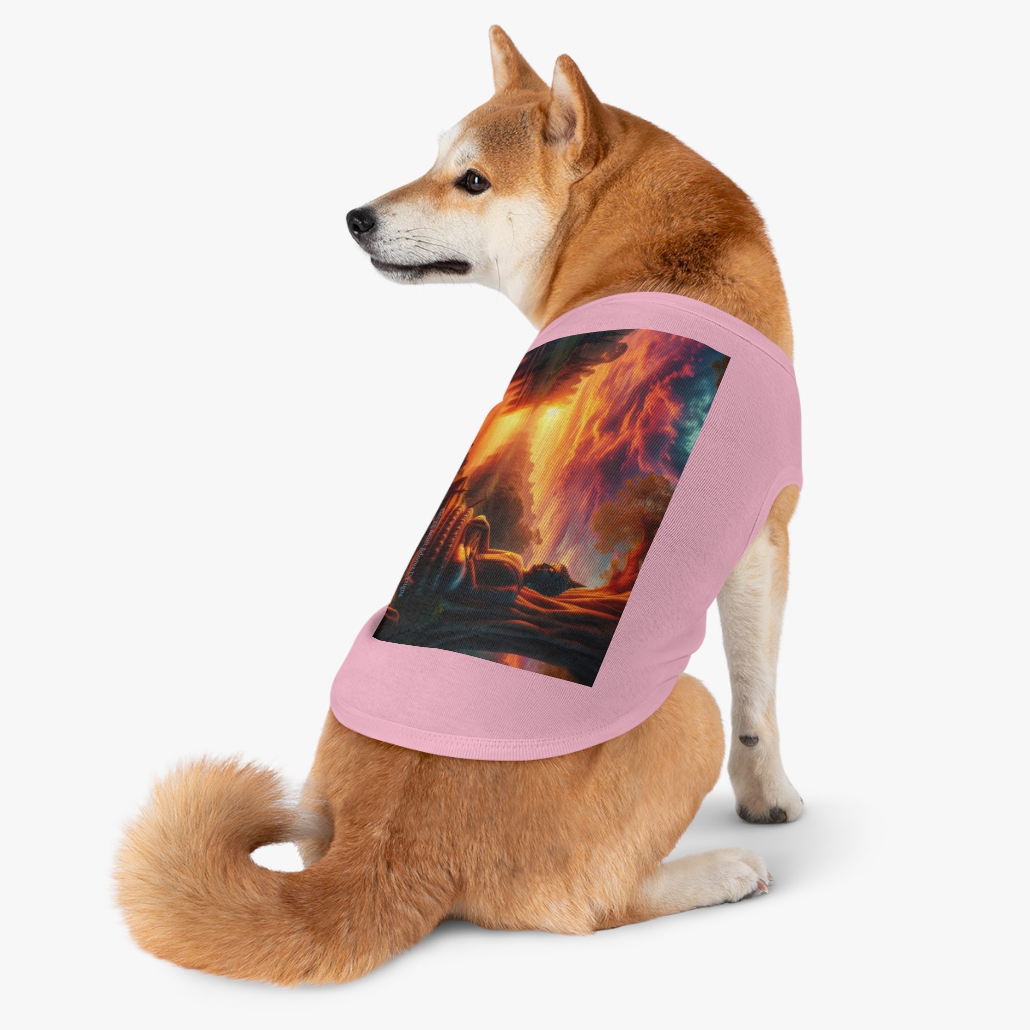 Tranquility Pet Tank Top by Gregg Acini Adoree Designs - Gregg Acini Adoree Designs - Pets