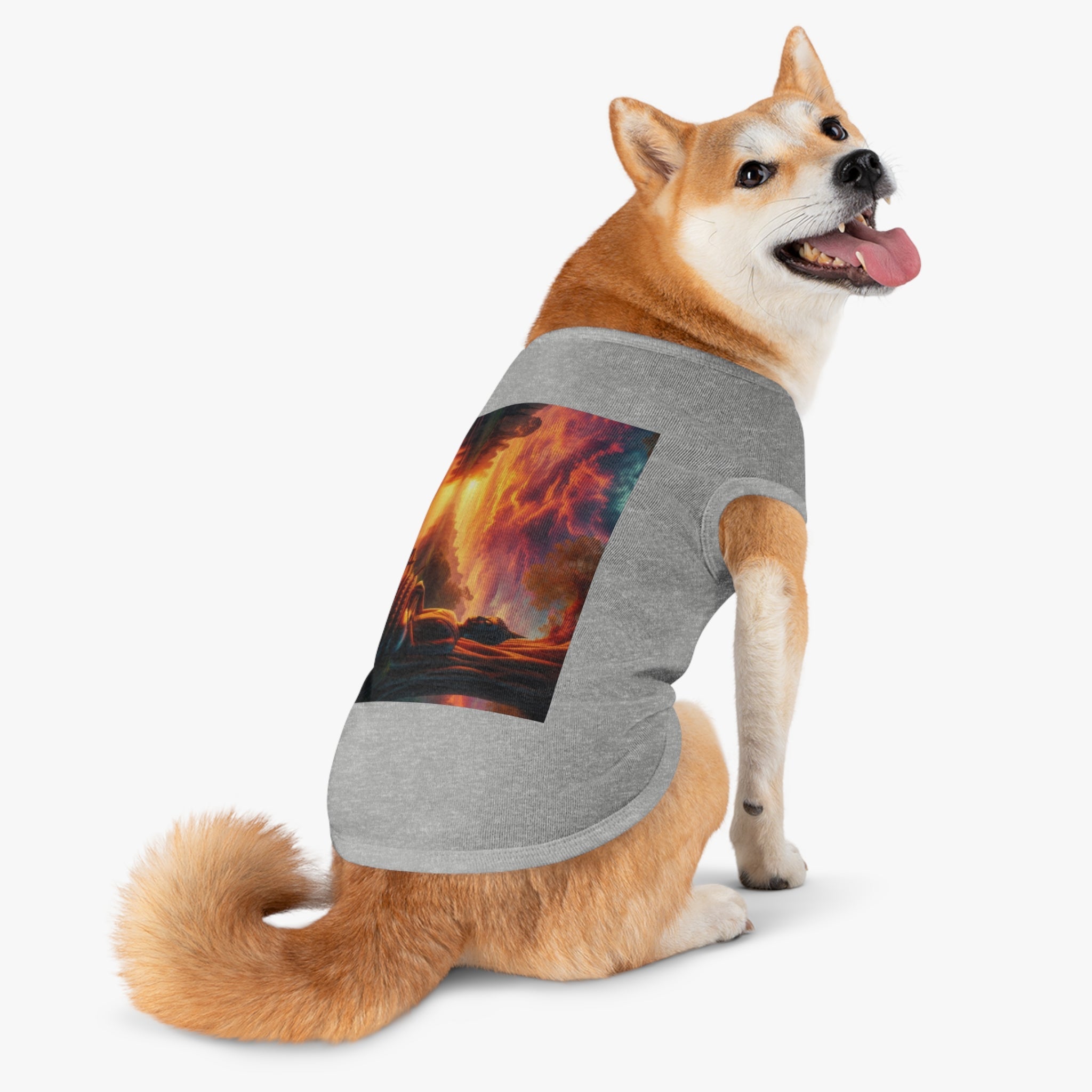 Tranquility Pet Tank Top by Gregg Acini Adoree Designs - Gregg Acini Adoree Designs - Pets