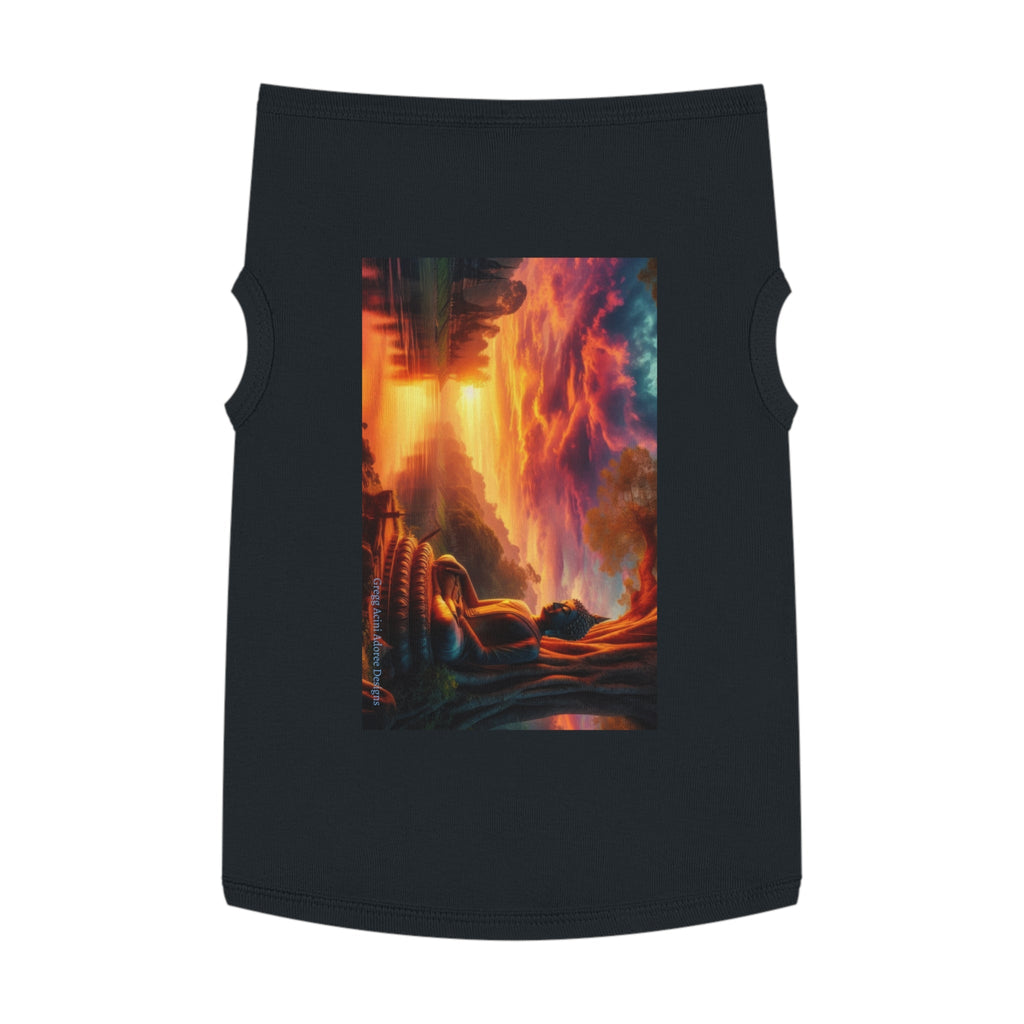 Tranquility Pet Tank Top by Gregg Acini Adoree Designs - Gregg Acini Adoree Designs - Pets