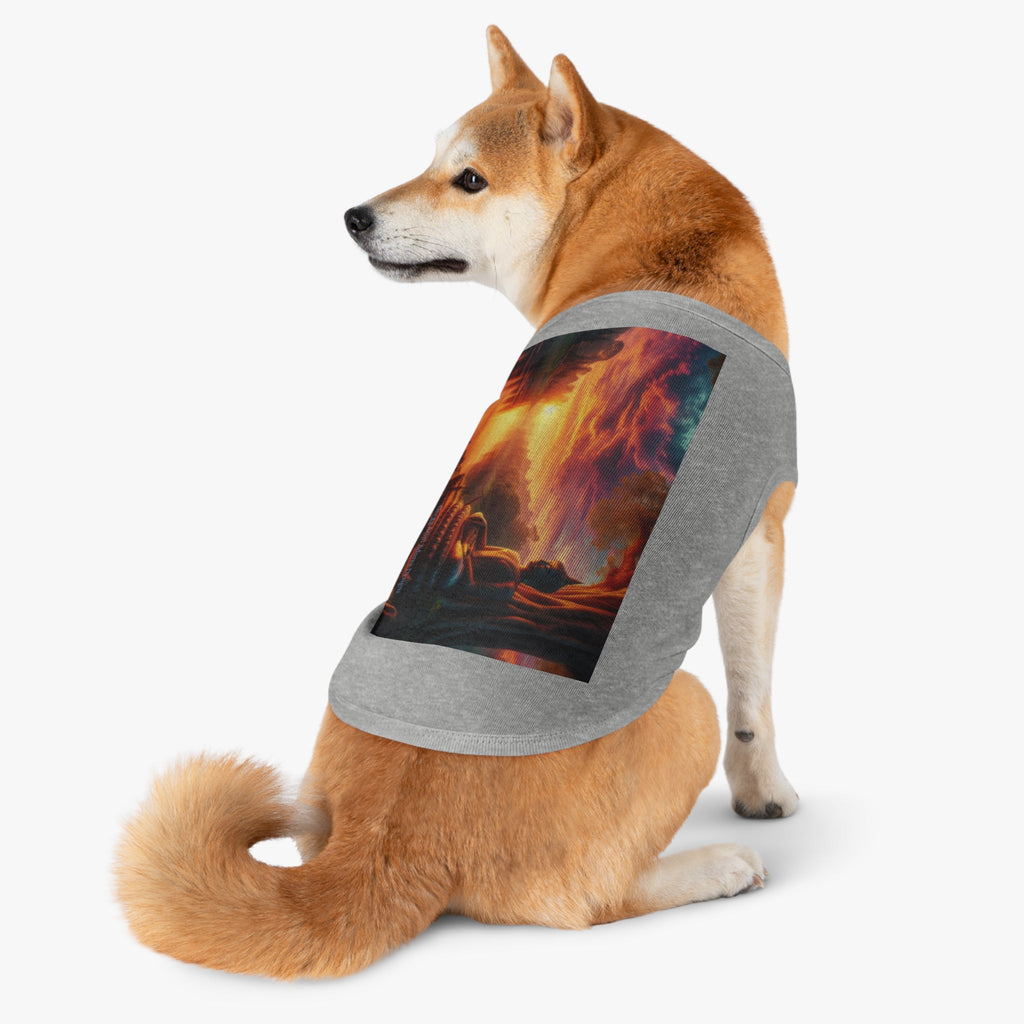 Tranquility Pet Tank Top by Gregg Acini Adoree Designs - Gregg Acini Adoree Designs - Pets