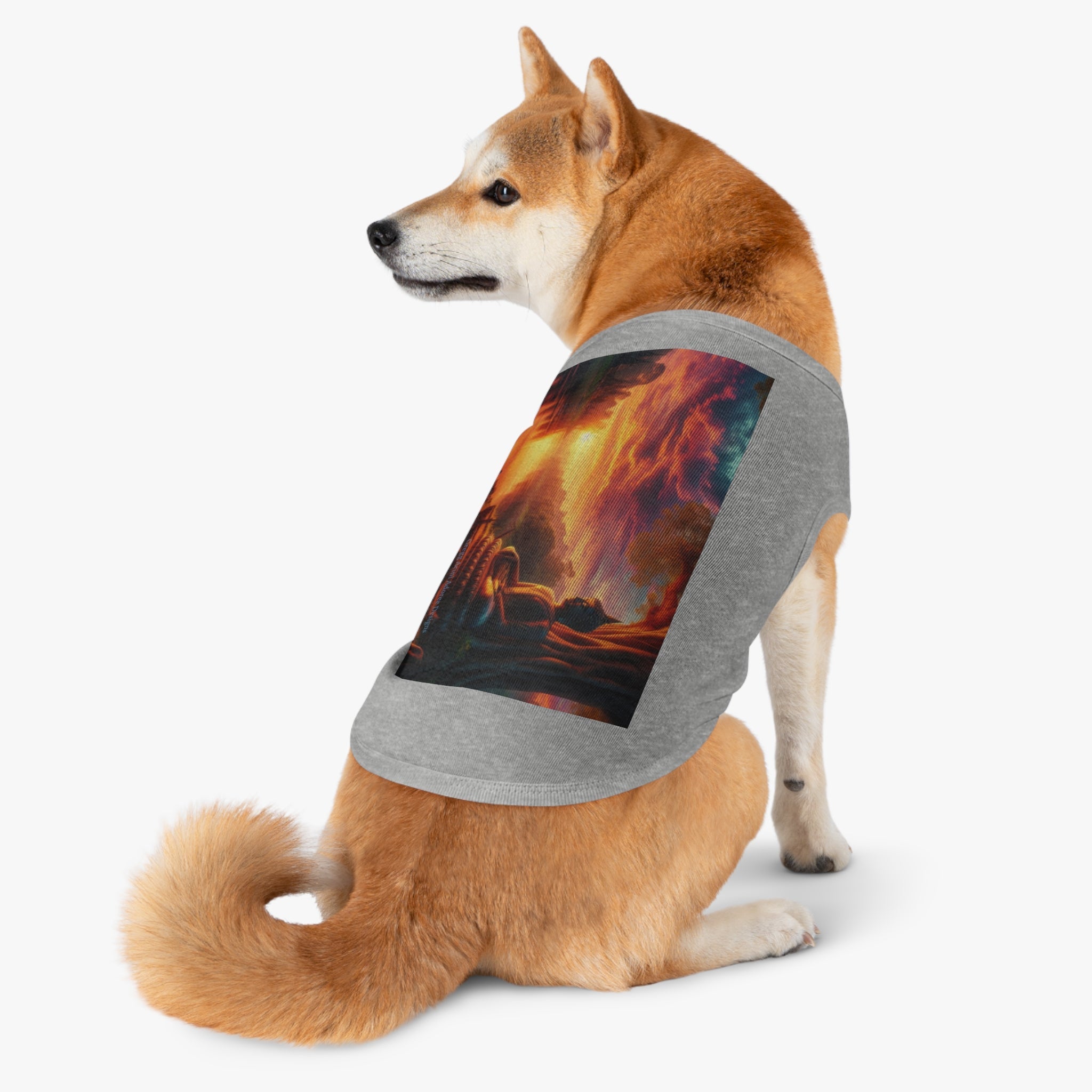 Tranquility Pet Tank Top by Gregg Acini Adoree Designs - Gregg Acini Adoree Designs - Pets