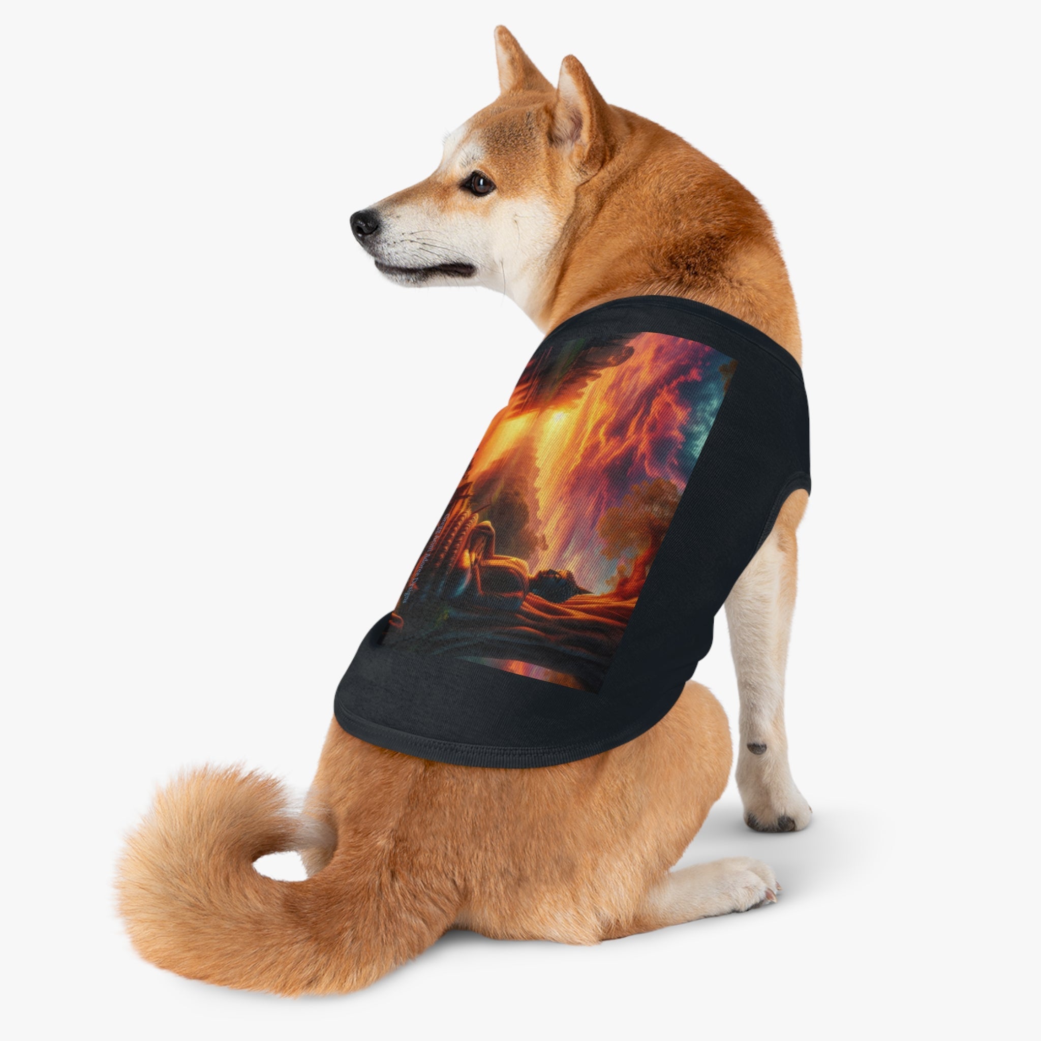 Tranquility Pet Tank Top by Gregg Acini Adoree Designs - Gregg Acini Adoree Designs - Pets